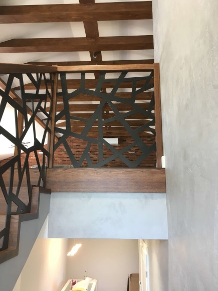 Schody drewniane na beton 1a
